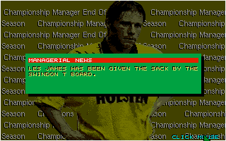 Championship Manager '94: End of Season Edition