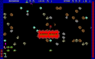Megapede 1993 game screenshot