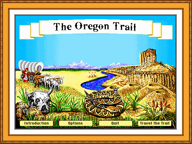 Oregon Trail Old DOS Games Download for Free or play 