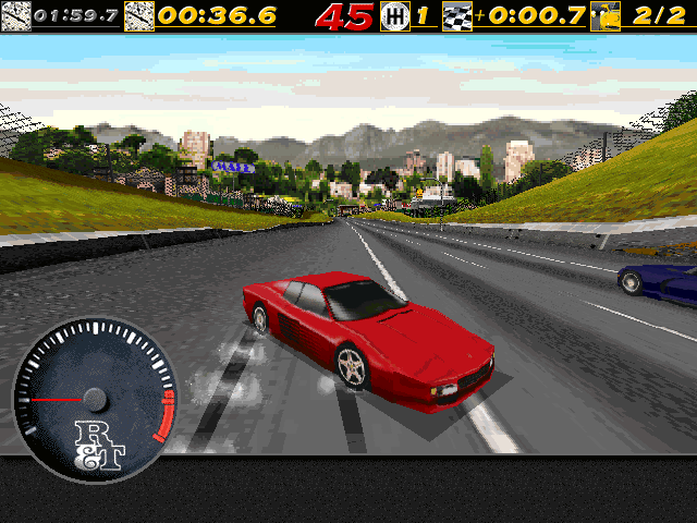 Need for Speed 1 (MS-DOS) gameplay 